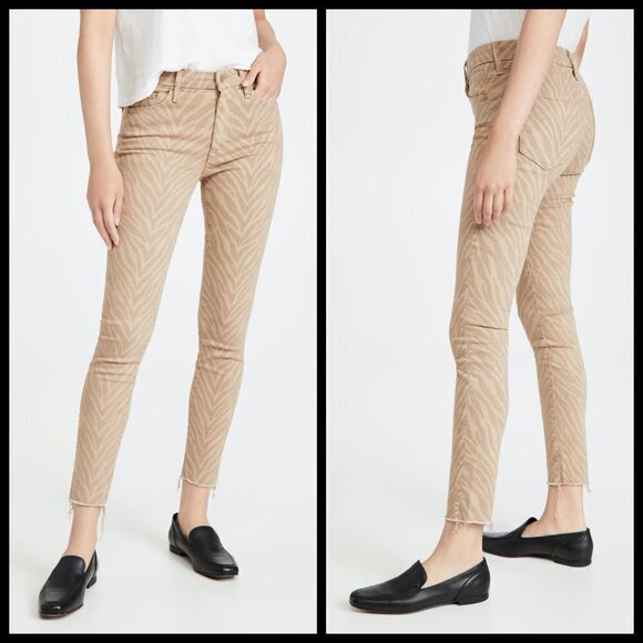 💕MOTHER💕 The Looker Ankle Fray ~ Sweet Stripes - Picture 8 of 16